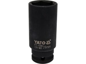 CHEIE TUBULARĂ DE IMPACT HEXAGONALĂ ADÂNCĂ 1/2”X26MM