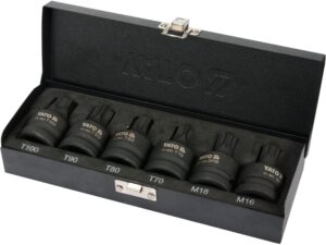SET BIȚI TORX / SPLINE, 6 BUC, 3/4”