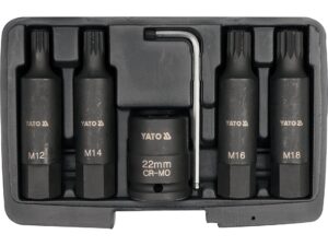 SET CHEI TUBULARE DE IMPACT, 6 BUC, M12-M18, 3/4”
