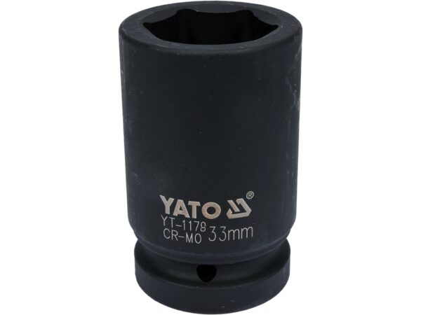 Cheie Tubulară Hexagonală de Impact, Adâncă 1”x33mm