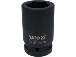 CHEIE TUBULARĂ HEXAGONALĂ DE IMPACT, ADÂNCĂ 1”X36MM