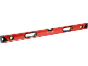 Nivelă de Aluminiu 1000mm, 3 Flacoane, Precizie 0,5mm/m