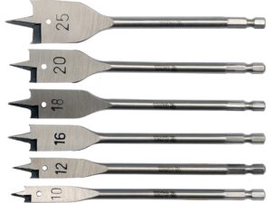 SET Burghie Plate pentru LEMN 10-25, 6 BUC