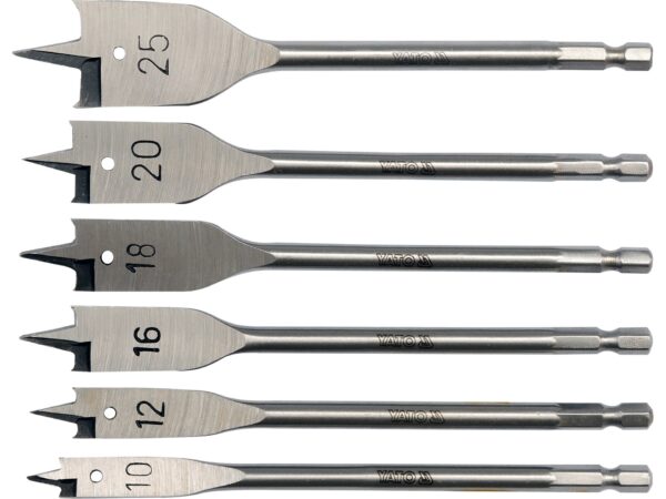 SET Burghie Plate pentru LEMN 10-25, 6 BUC