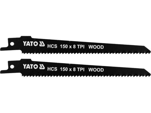 LAME Fierăstrău Sabie HCS 150mm, 8tpi, 2 BUC