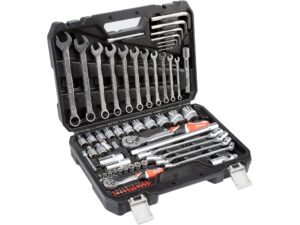 SET DE SCULE 1/4” ȘI 1/2”, 77 PIESE