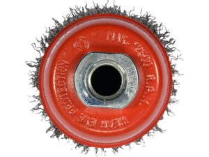 PERIE CUPĂ 65MM, PRINDERE M14, SÂRMĂ OȚEL INOXIDABIL