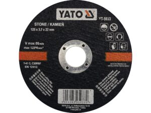 DISC TĂIAT PIATRĂ 125X3.2X22MMDISC TAIAT PIATRA 125X3.2X22MM