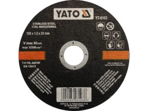 DISC TĂIAT METAL/INOX 125X1,2X22MM
