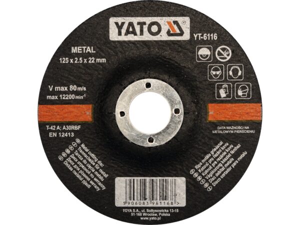 DISC Tăiat Metal 125×2.5x22mm