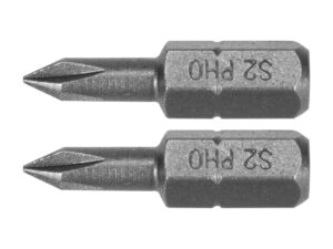 BIȚI 1/4”X25MM PH0, 2 BUC
