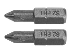 BIȚI 1/4”X25MM PH1, 2 BUC