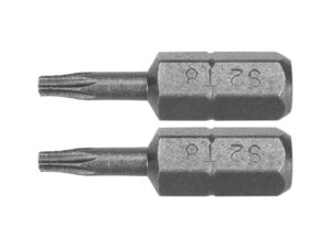 BIȚI 1/4”X25MM TORX T8, 2 BUC