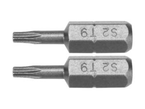 BIȚI 1/4”X25MM TORX T9, 2 BUC