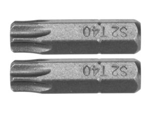 BIȚI 1/4”X25MM TORX T40, 2 BUC