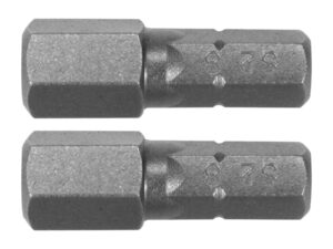 BIȚI 1/4”X25MM HEXAGONAL H8, 2 BUC