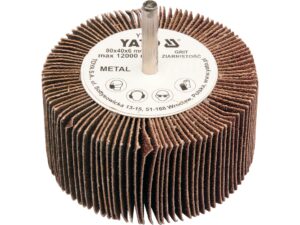 PERIE ABRAZIVĂ CIRCULARĂ CU TIJĂ 80X40X6MM, P40