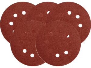 DISCURI ABRAZIVE CU ORIFICII 125MM, P40, 5 BUC