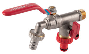 FERRO ROBINET DUBLU SERVICI F-COMFORT 1/2″ CU DOUA IESIRI 3/4″