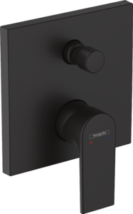HANSGROHE VERNIS SHAPE BATERIE INCASTRATA CADA/DUS NEGRU MAT