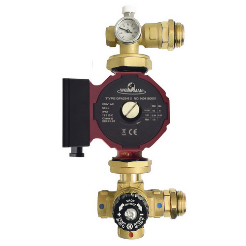 FERRO KIT REGLARE TEMPERATURA 1″ CU POMPA GPA II 25-6-130