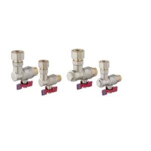 FERRO SET 4 ROBINETI COTITI CU SEMIOLANDEZA PT.CAZANE COMBI