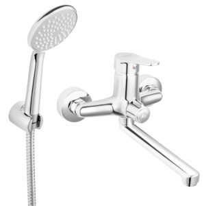 FERRO BATERIE PERETE CADA/DUS ISSO CROM CU ACCESORII