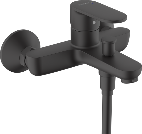 HANSGROHE VERNIS BLEND BATERIE PERETE CADA/DUS NEGRU MAT