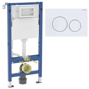 GEBERIT DUOFIX RAMA WC NOU 112CM  REZ.DELTA 12CM PLACA ACT.DELTA20 ALB