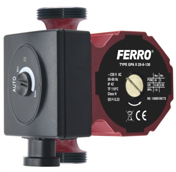 FERRO POMPA DE CIRCULATIE GPA II 25-6 130