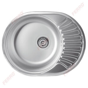 FERRO CHIUVETA INOX CU O CUVA 45X58CM TEXTURAT