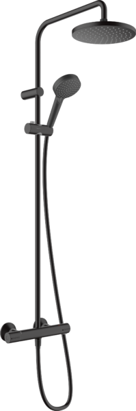 HANSGROHE VERNIS BLEND 200 COLOANA DUS CU TERMOSTAT NEGRU MAT