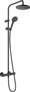 HANSGROHE VERNIS BLEND 200 COLOANA DUS CU TERMOSTAT NEGRU MAT