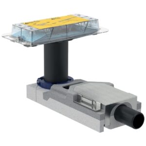 GEBERIT SET INSTALARE CANAL DUS CLEAN LINE INALT.MONTAJ 6.5-9CM