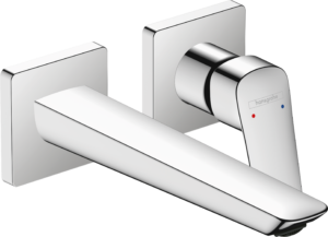 HANSGROHE LOGIS FINE  BATERIE INCASTRATA LAVOAR CU PIPA 20.5 CM CROM