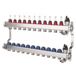 PURMO DISTRIBUITOR CU DEBITMETRU PREMIUM LINE 1″ 11 CAI
