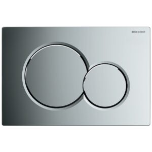 GEBERIT PLACA ACT.WC SIGMA01 DUAL FLUSH CROMAT