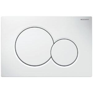 GEBERIT PLACA ACT.WC SIGMA01 DUAL FLUSH ALB