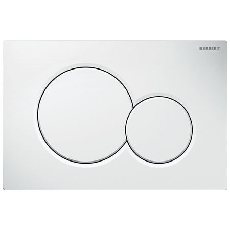 GEBERIT PLACA ACT.WC SIGMA01 DUAL FLUSH ALB