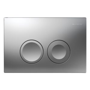 GEBERIT PLACA ACT. WC DELTA25 DUAL FLUSH CROMAT MAT