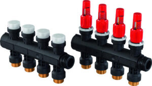 UPONOR DISTRIBUITOR PLASTIC CU DEBITMETRE 6X3/4″ CAI
