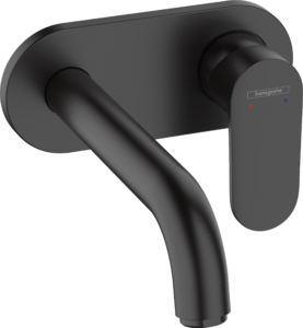HANSGROHE VERNIS BLEND BATERIE INCASTRATA LAVOAR PIPA 205MM  NEGRU MAT