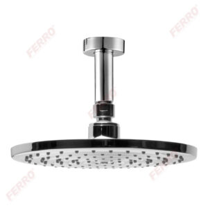 FERRO CAP DUS FIX CU BRAT DIN TAVAN 500 MM ROTONDO 9 CROM