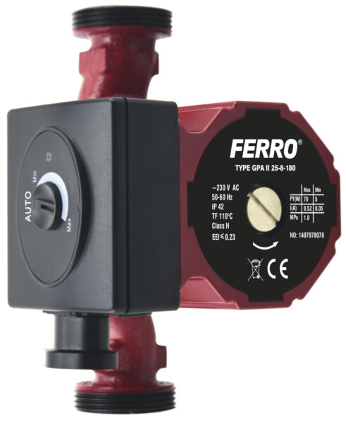 FERRO POMPA DE CIRCULATIE GPA II 25-8 180