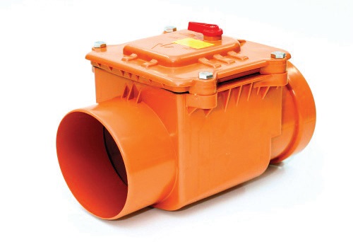 CLAPETA ANTIRETUR PVC 110