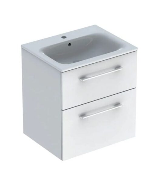 GEBERIT SELNOVA SQUARE SET LAVOAR MOBILIER ALB 60CM