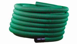 TEAVA DRENAJ PE DUBLU STRAT 90 VERDE – 50M