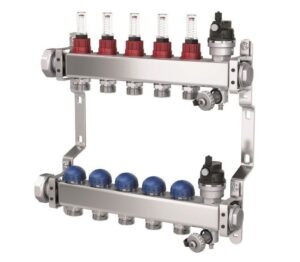 PURMO DISTRIBUITOR CU DEBITMETRU PREMIUM LINE 1″ 3 CAI