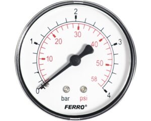 FERRO MANOMETRU AXIAL 4 BAR 1/4″