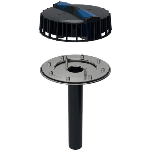 GEBERIT PLUVIA RECEPTOR TERASA PLUVIA CU FLANSA PENTRU JGHEABUR 12L/S